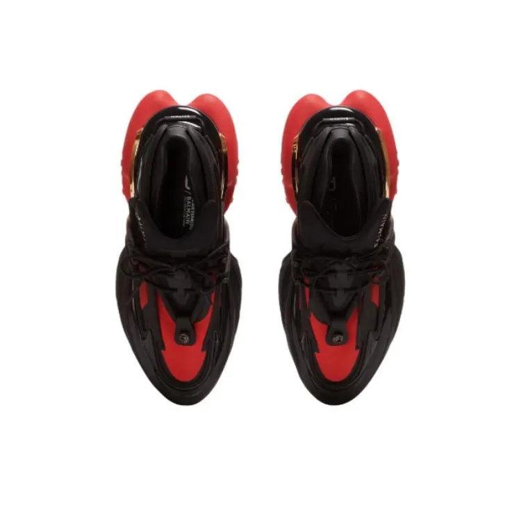 BALMAIN Unicorn Low 'Black Red'