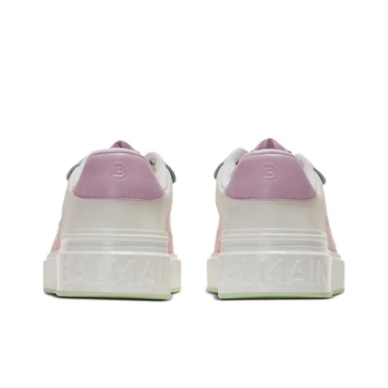 BALMAIN B-Court Flip Leather Sneakers