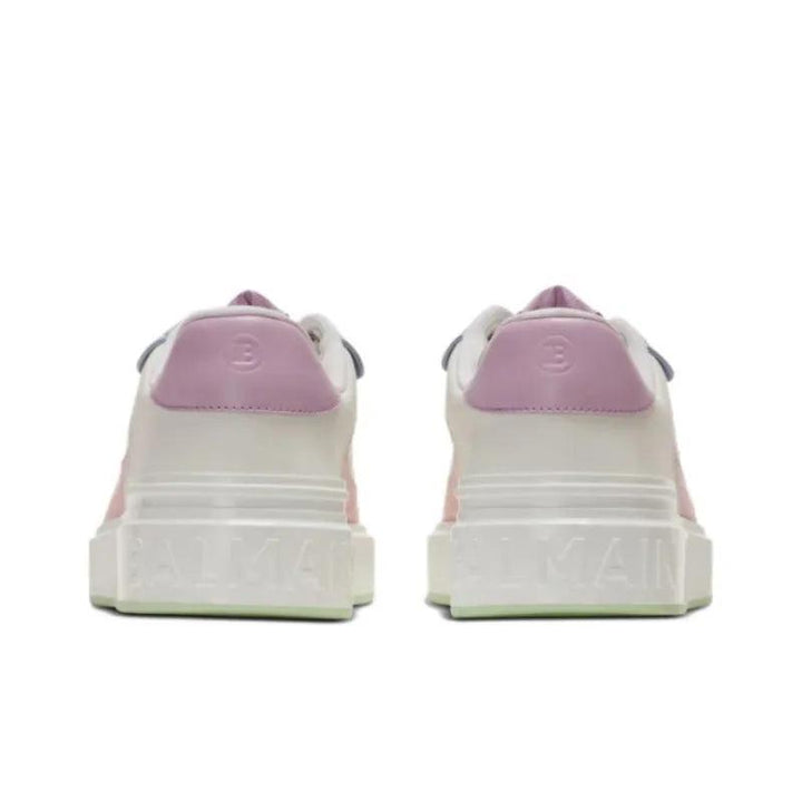 BALMAIN B-Court Flip Leather Sneakers