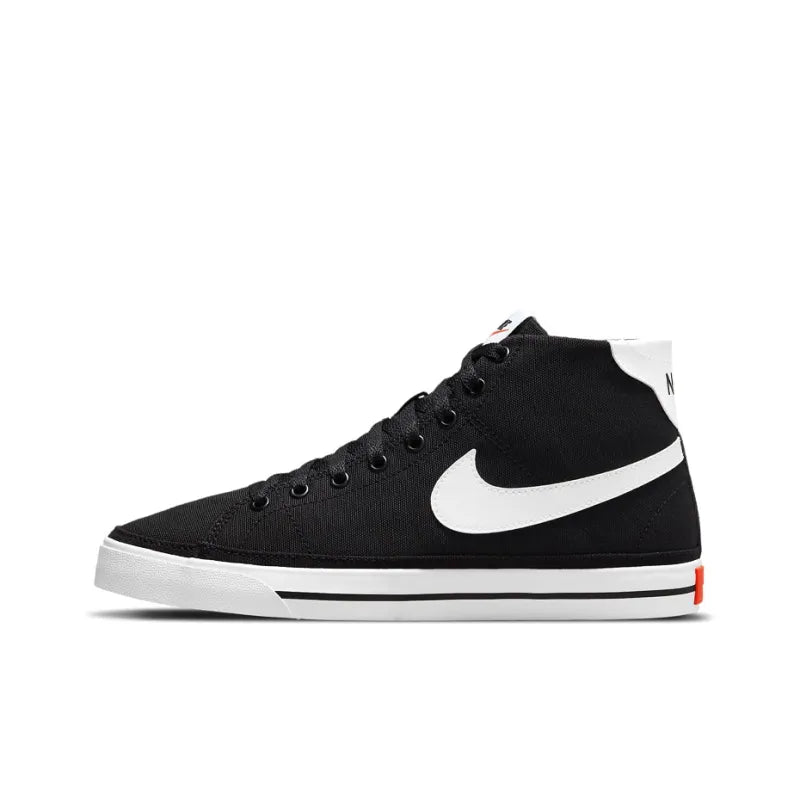 Nike Court Legacy Canvas Mid 'Black White Orange'