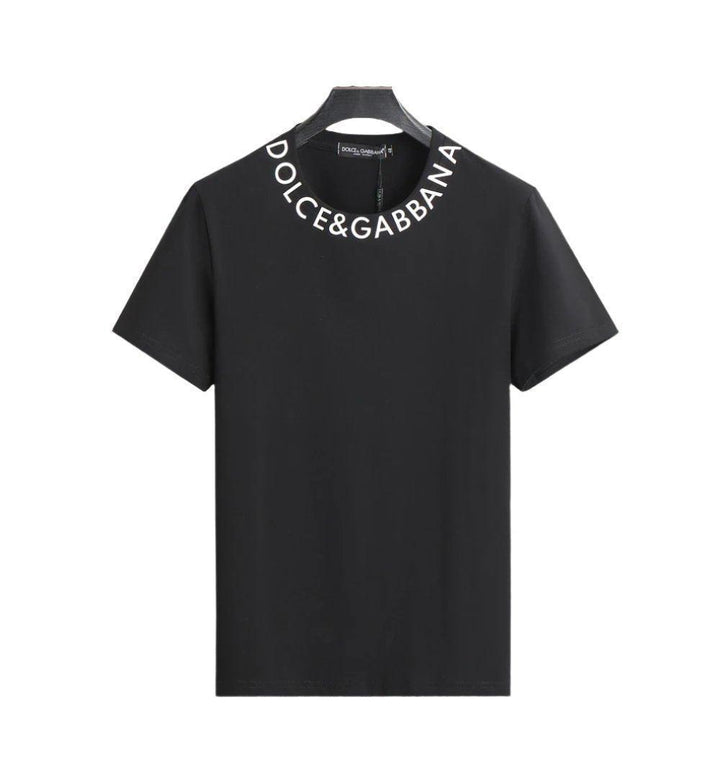 Dolce & Gabbana T-Shirt Without Collar 'Black & White'