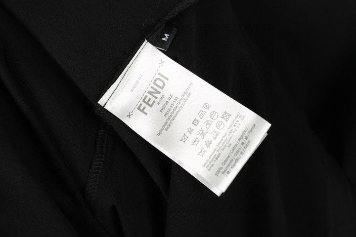 Fendi T-Shirt without Collar 'Black'