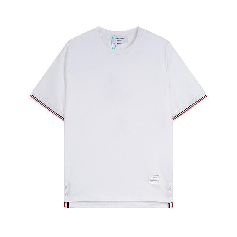 Thom Browne T-Shirt Without Collar 'White'