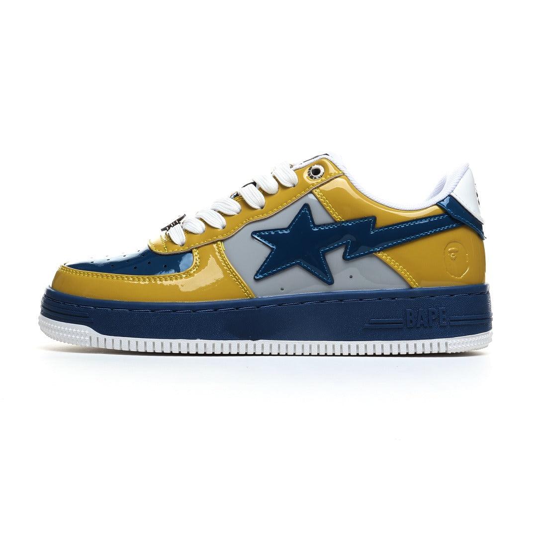 A Bathing Ape Bape Sta 'Nostalgic Blue Yellow'