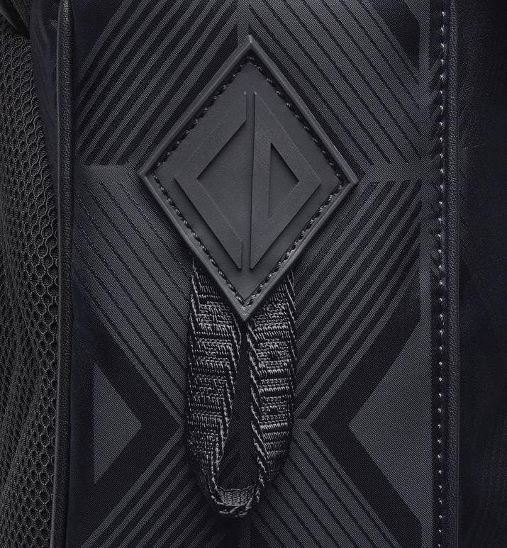 Dior Men Explorer Messenger Bag Black CD Diamond Mirage Ski Capsule Nylon