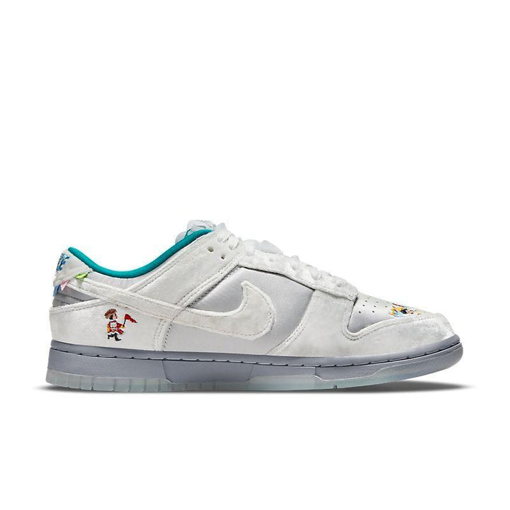Nike Dunk Low Ice Women's Sneakers – Satin & Velvet Accents