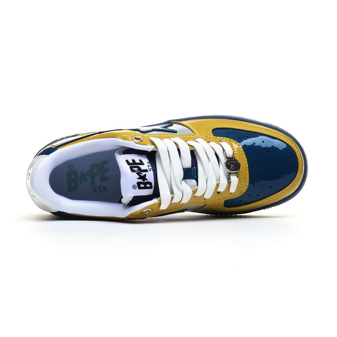 A Bathing Ape Bape Sta 'Nostalgic Blue Yellow'
