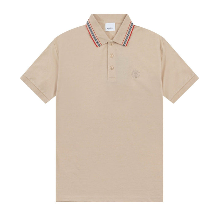 Burberry Beige T-Shirt With Collar