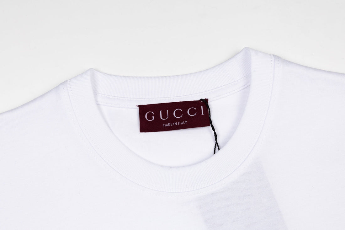 Gucci T-Shirt White Crewneck - Luxury Cotton Comfort & Style