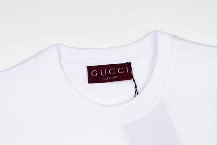 Gucci T-Shirt White Crewneck - Luxury Cotton Comfort & Style