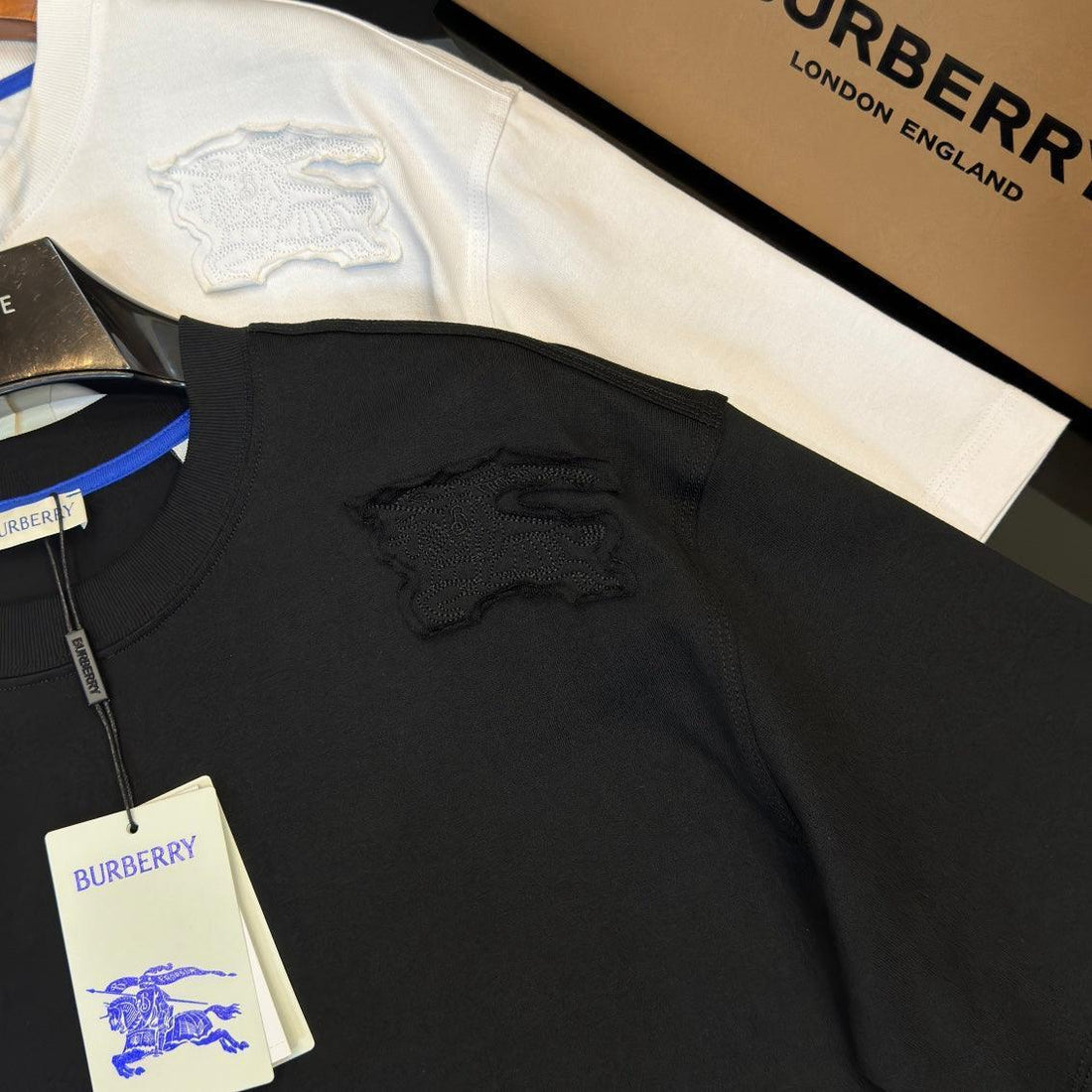Burberry T-Shirt Without Collar 'Black'