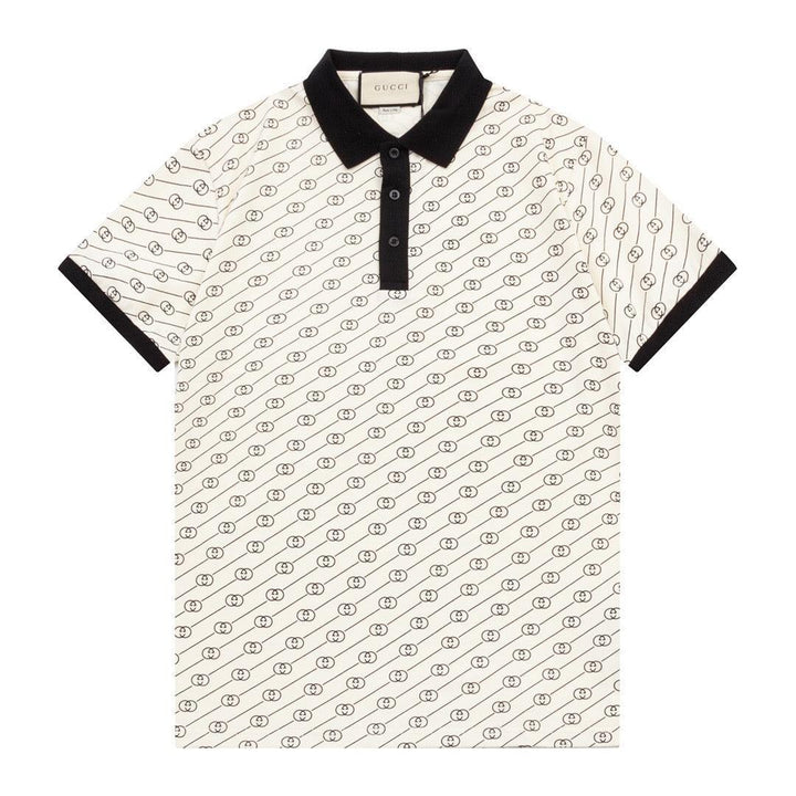 Gucci Light Beige T-shirt with a collar
