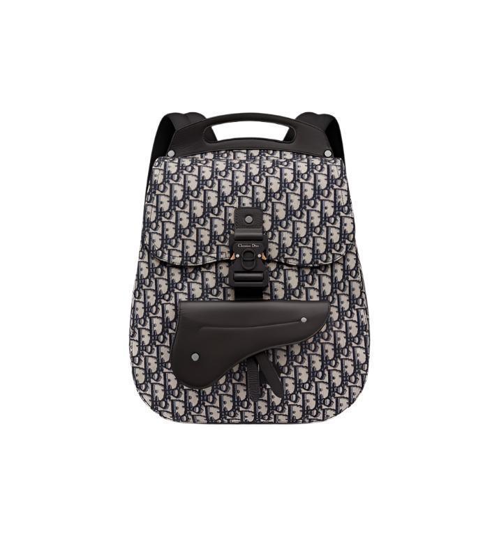 Dior Gallop Sling Bag Black Grained Calfskin