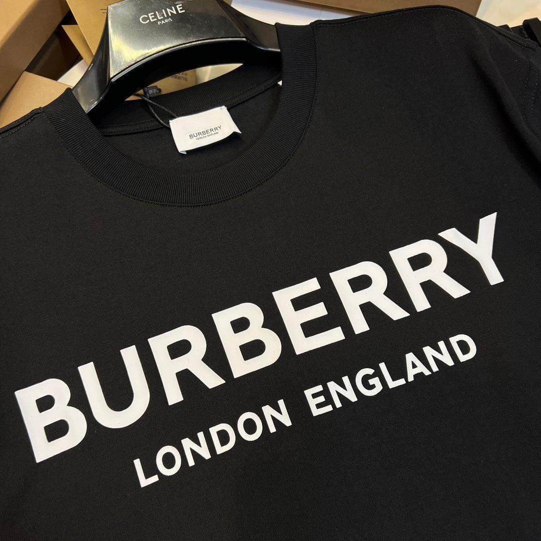 Burberry T-Shirt Without Collar 'Black & White'