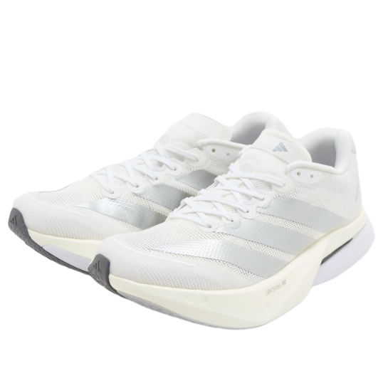 (WMNS) adidas Adizero Boston 13 'Cloud White Matte Silver' JS4948