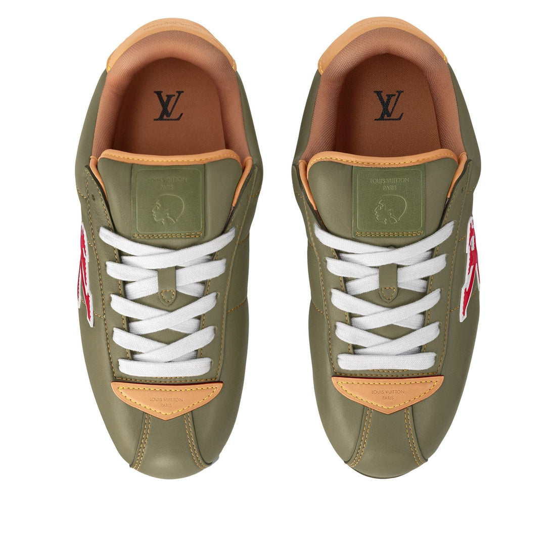LOUIS VUITTON Buttersoft Sneaker 'Khaki Green' 1AIKHL