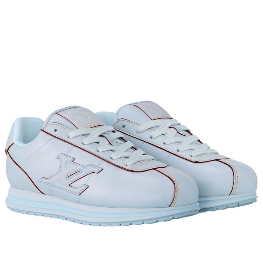 LOUIS VUITTON Buttersoft Sneaker 'Light Blue' 1AIKGS