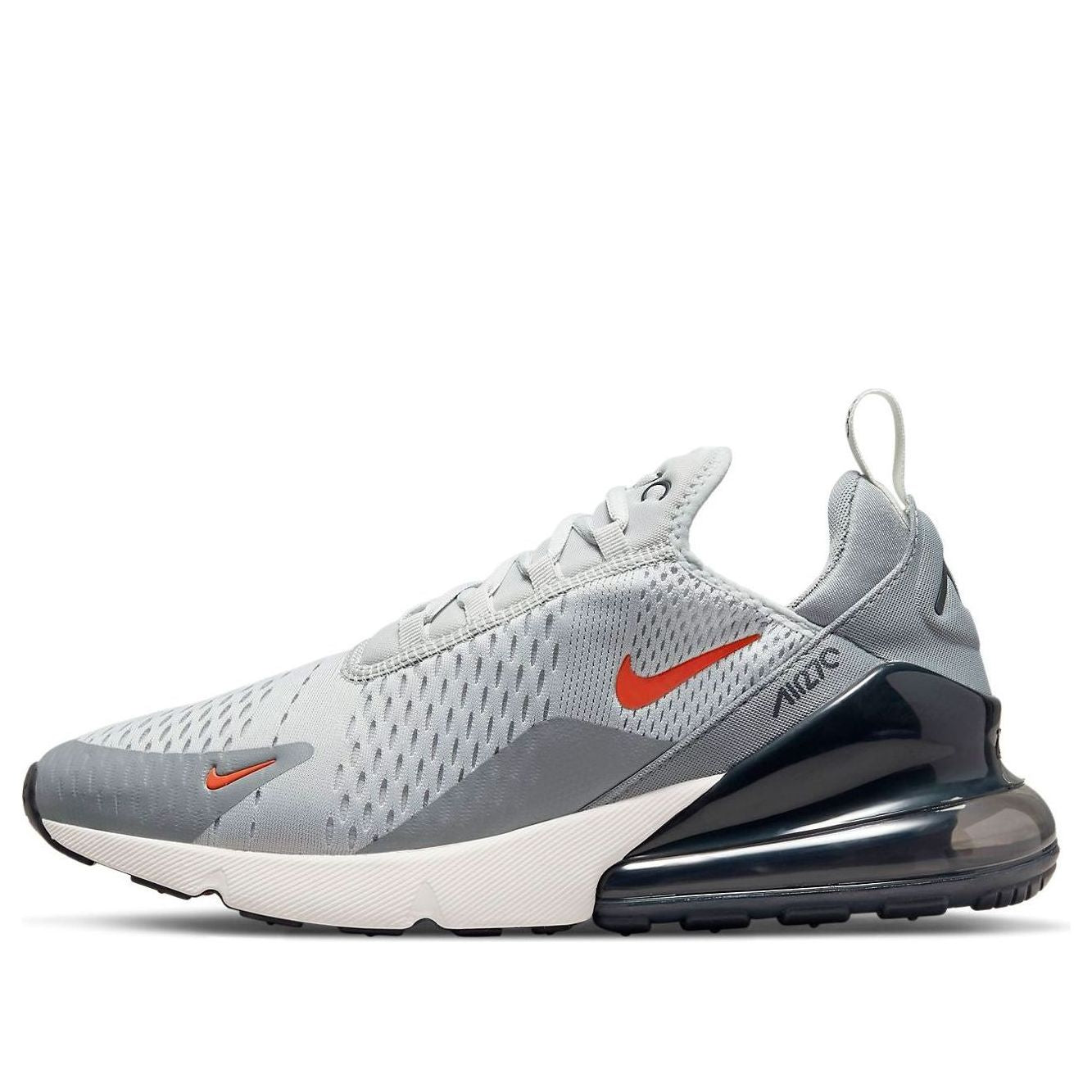 Nike Air Max 270 'Grey Fog Team Orange' DR8616-001
