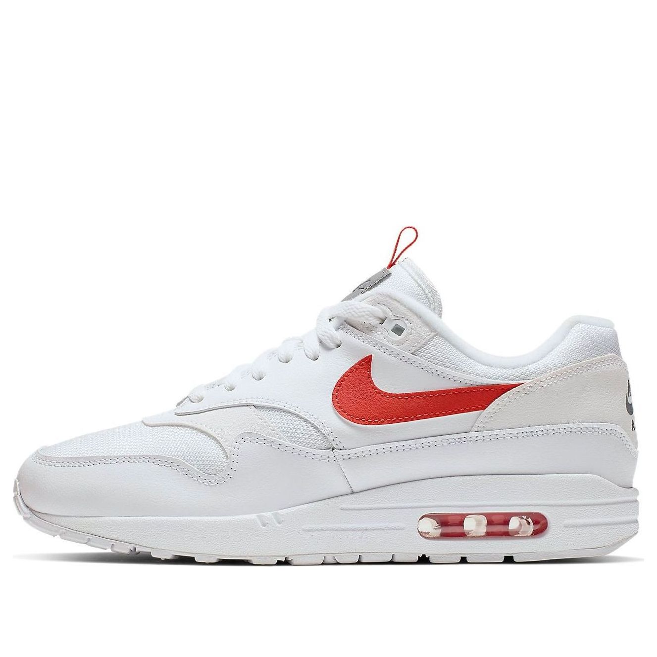 Nike Air Max 1 'Tongue Tab - White Orange' CD1530-100