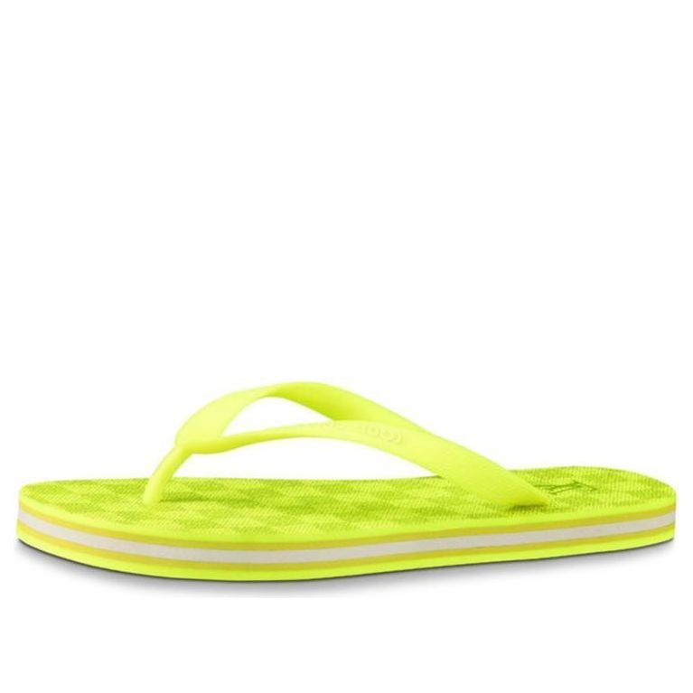 LOUIS VUITTON Molitor Slides 'Neon Yellow' 1A5HMO