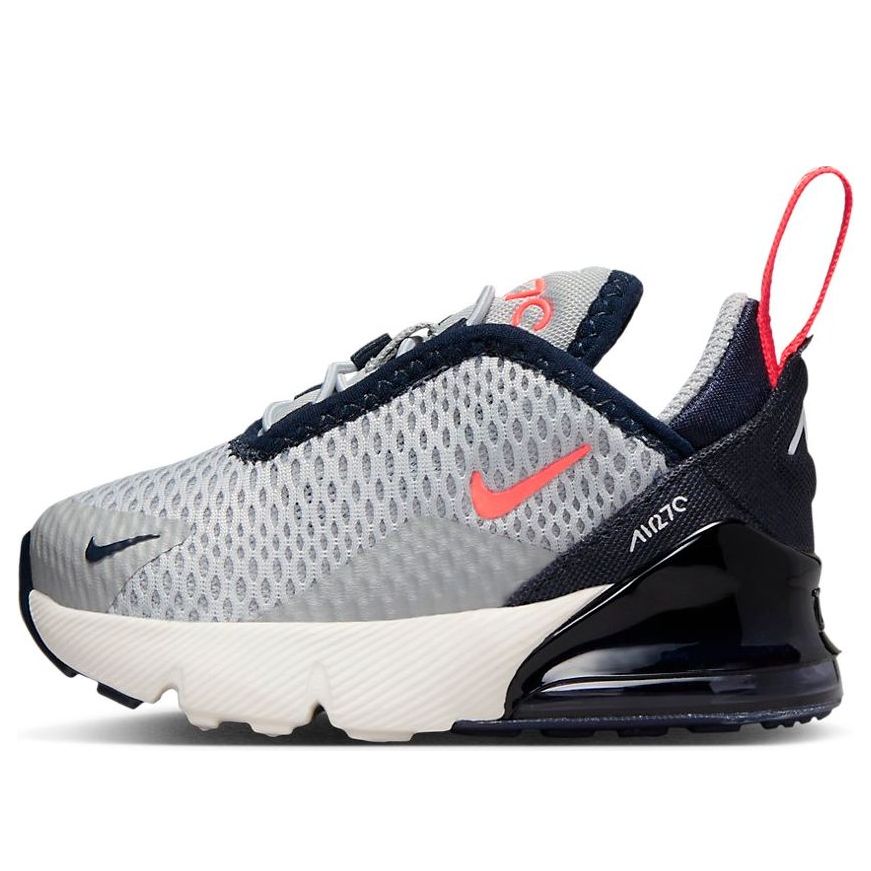(TD) Nike Air Max 270 'Light Smoke Grey Bright Crimson' DD1646-028