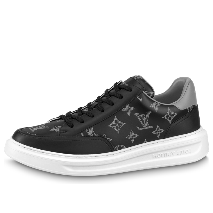 LOUIS VUITTON Beverly Hills Sneakers 'Black Grey Monogram' 1ABMD1