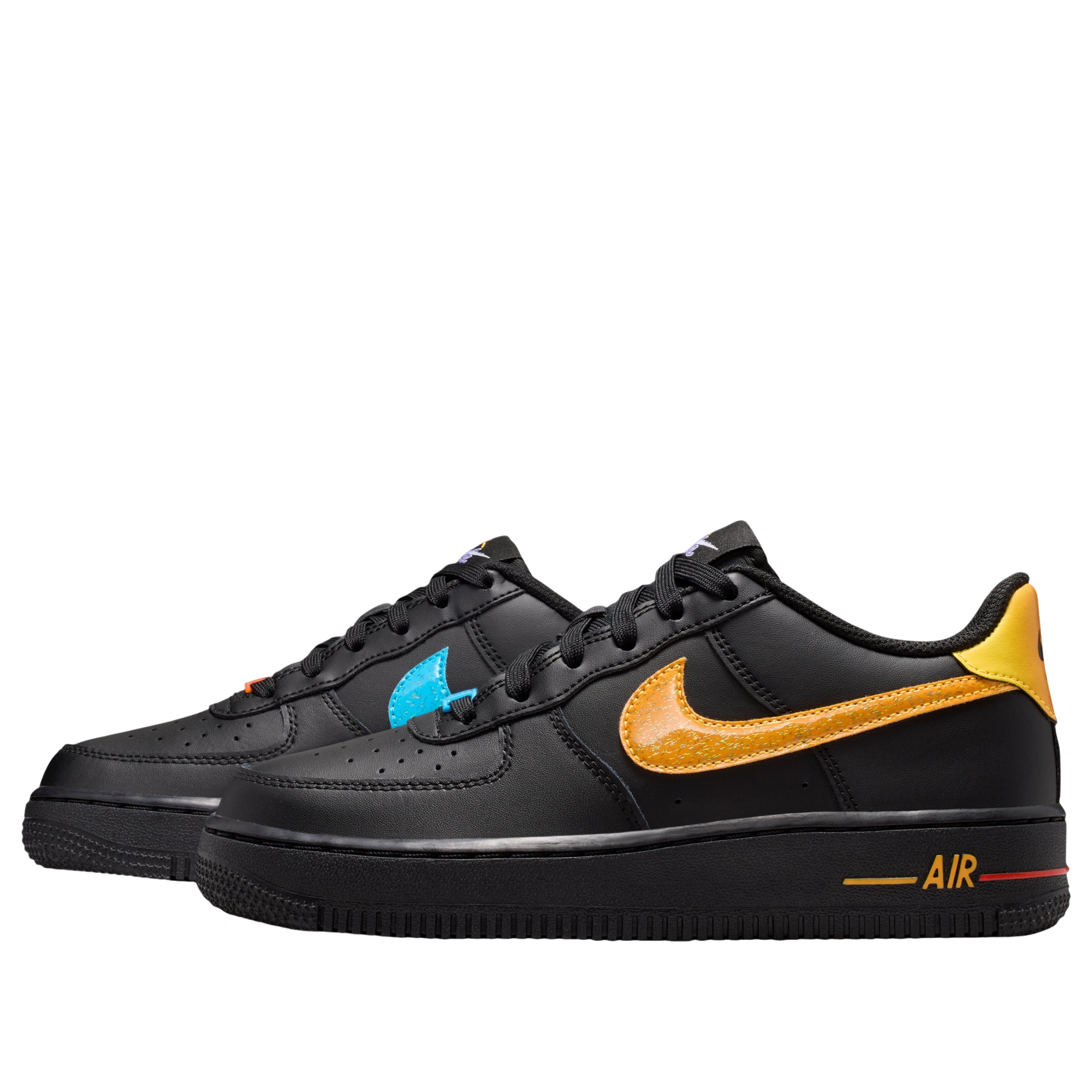 (GS) Nike Air Force 1 'Black Multi Color' IM7742-001