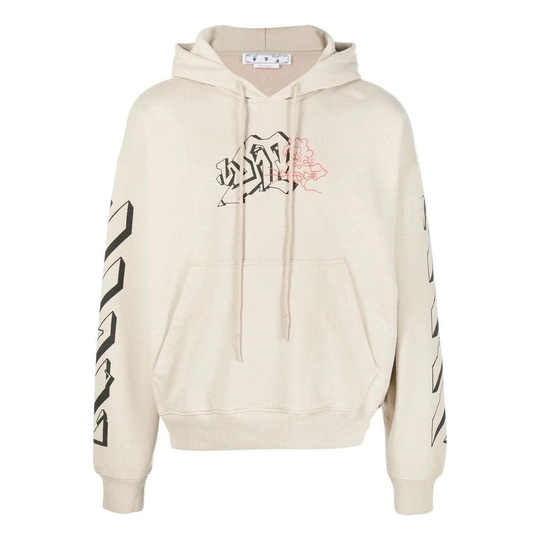 Men's Off-White SS22 Stripe Arrow Beige OMBB085S22FLE0101710