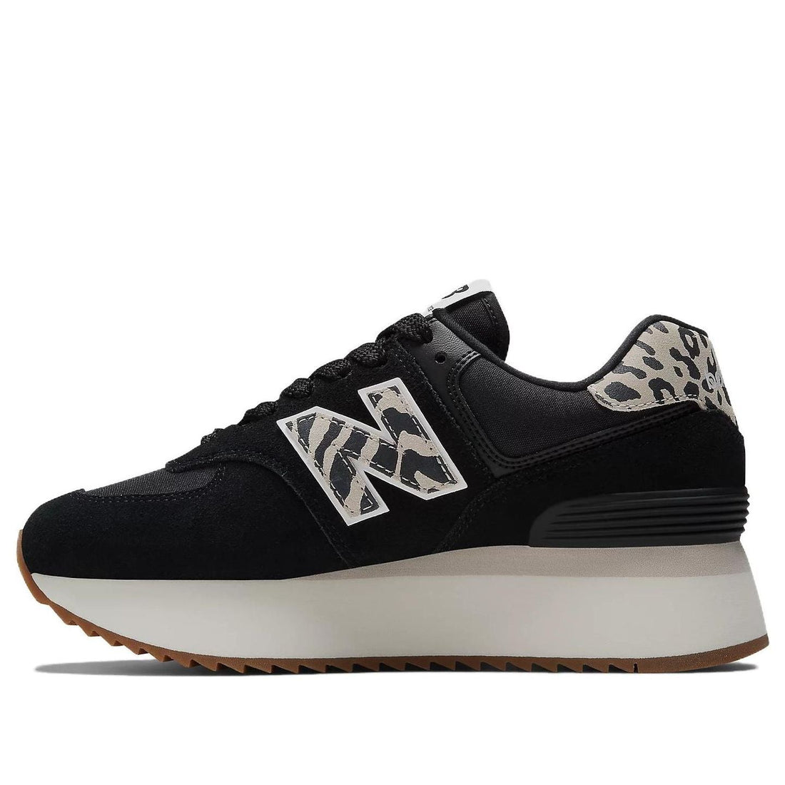 (WMNS) New Balance 574+ 'Black Leopard' WL574ZDA