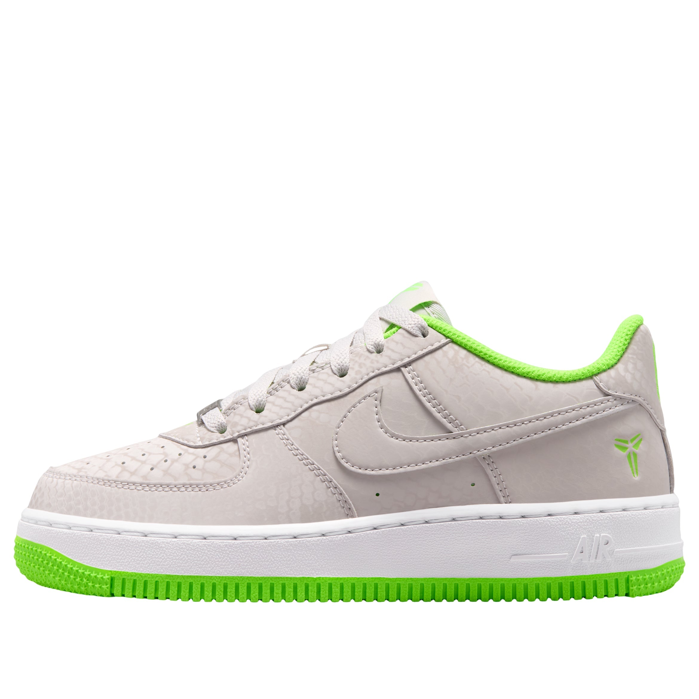 (GS) Nike Air Force 1 Low 'Kobe Bryan Forever Vast Grey Electric Green' IO4610-002