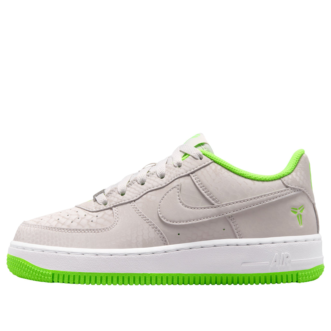 (GS) Nike Air Force 1 Low 'Kobe Bryan Forever Vast Grey Electric Green' IO4610-002