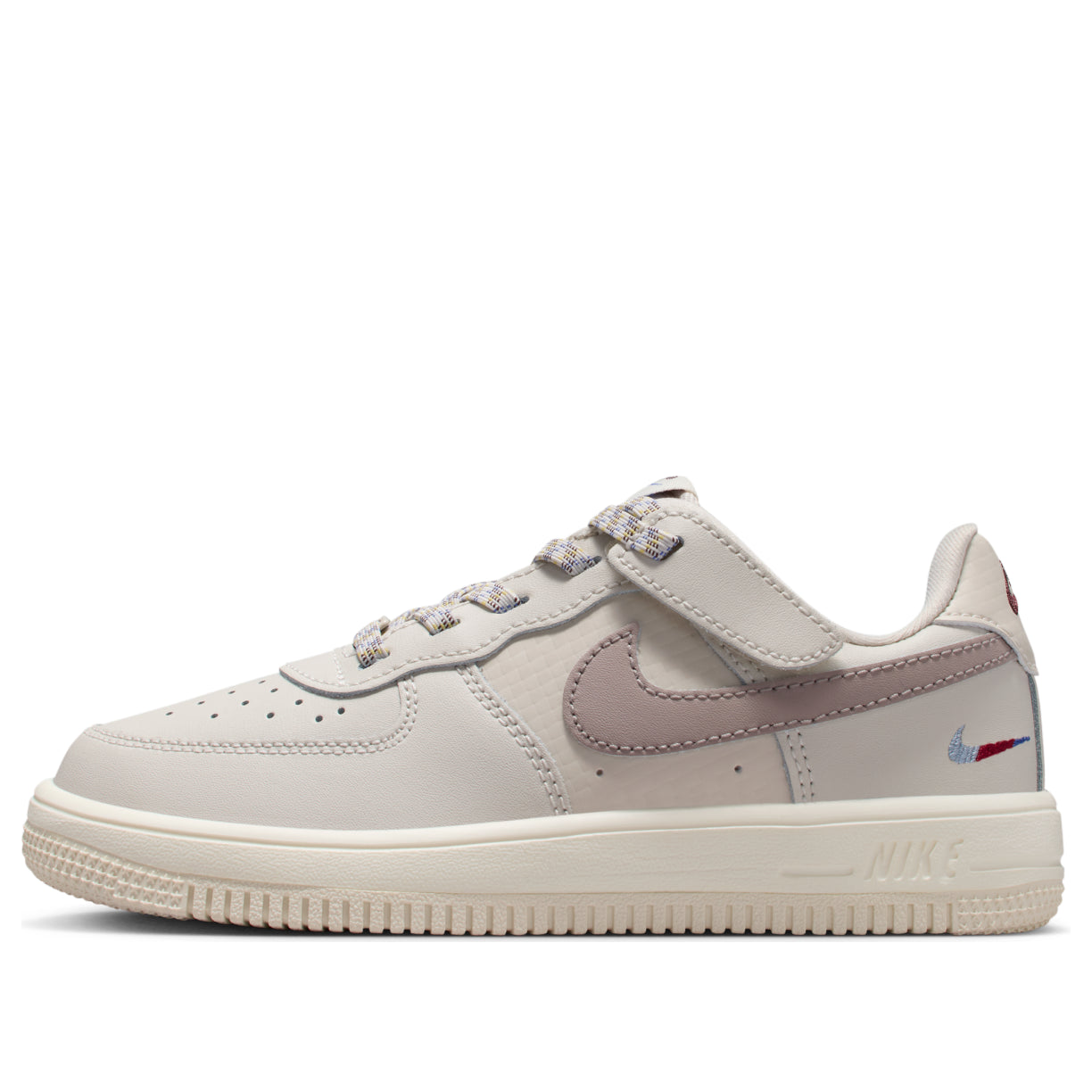(PS) Nike Force 1 Low LV8 EasyOn 'Light Orewood Brown Burgundy Crush' IH4496-100