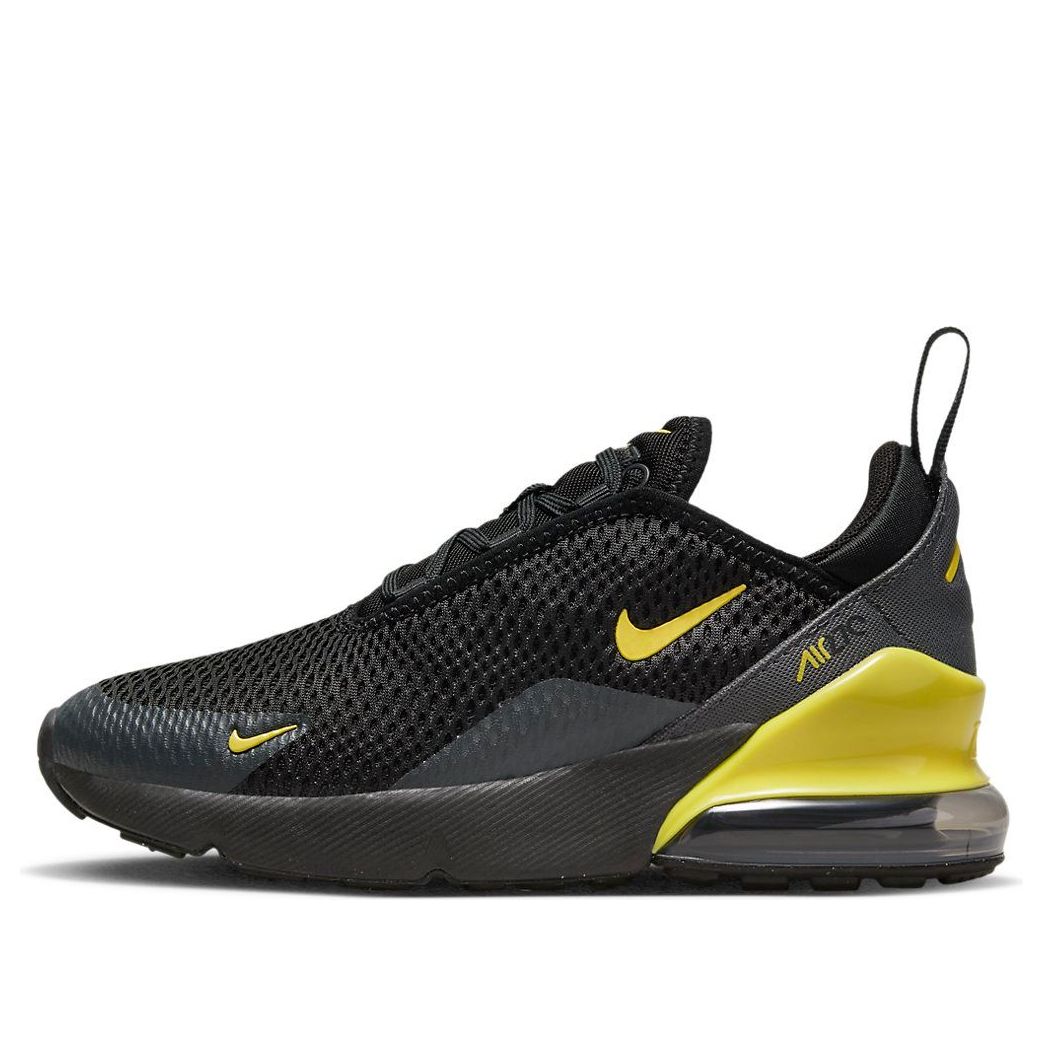 (PS) Nike Air Max 270 'Black Yellow Strike' DX9278-001