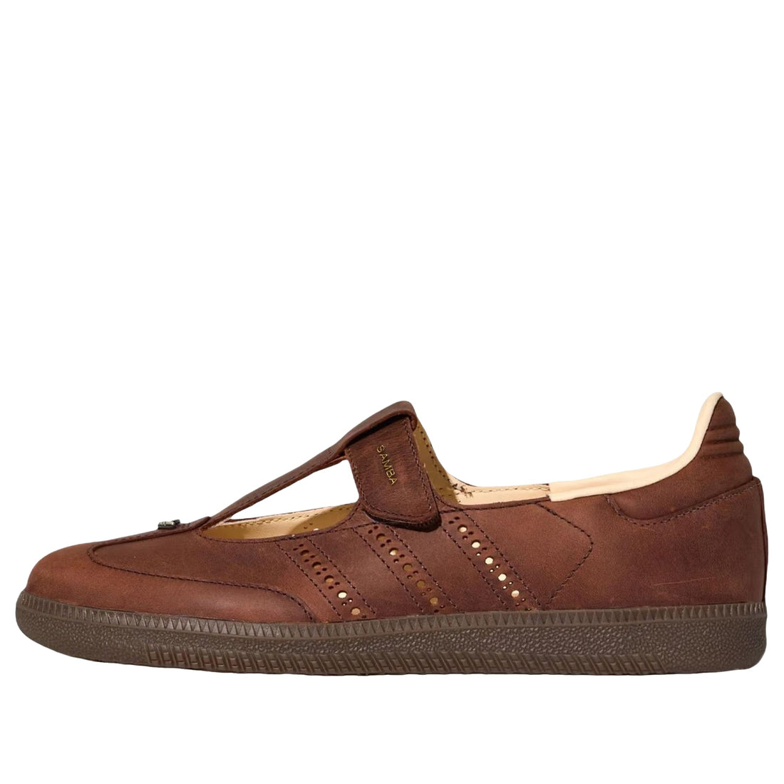 (WMNS) adidas Samba Jane 'Brown Crystal Sand Gum' HP7130
