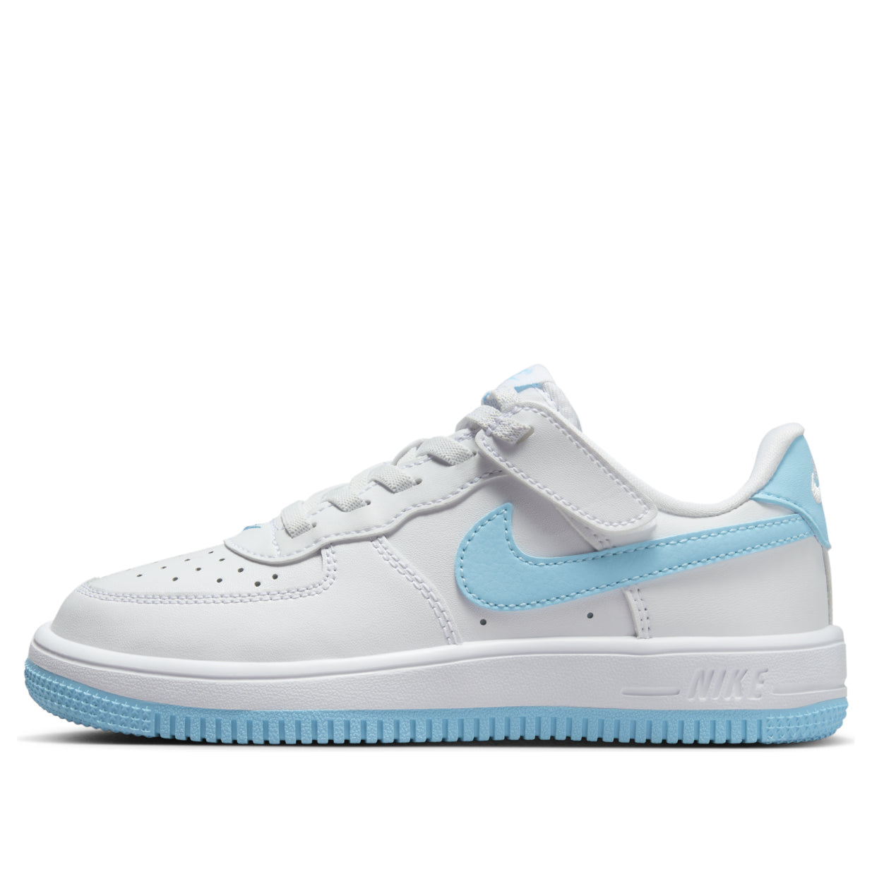 (PS) Nike Force 1 Low EasyOn 'White Aquarius Blue' FN0237-107
