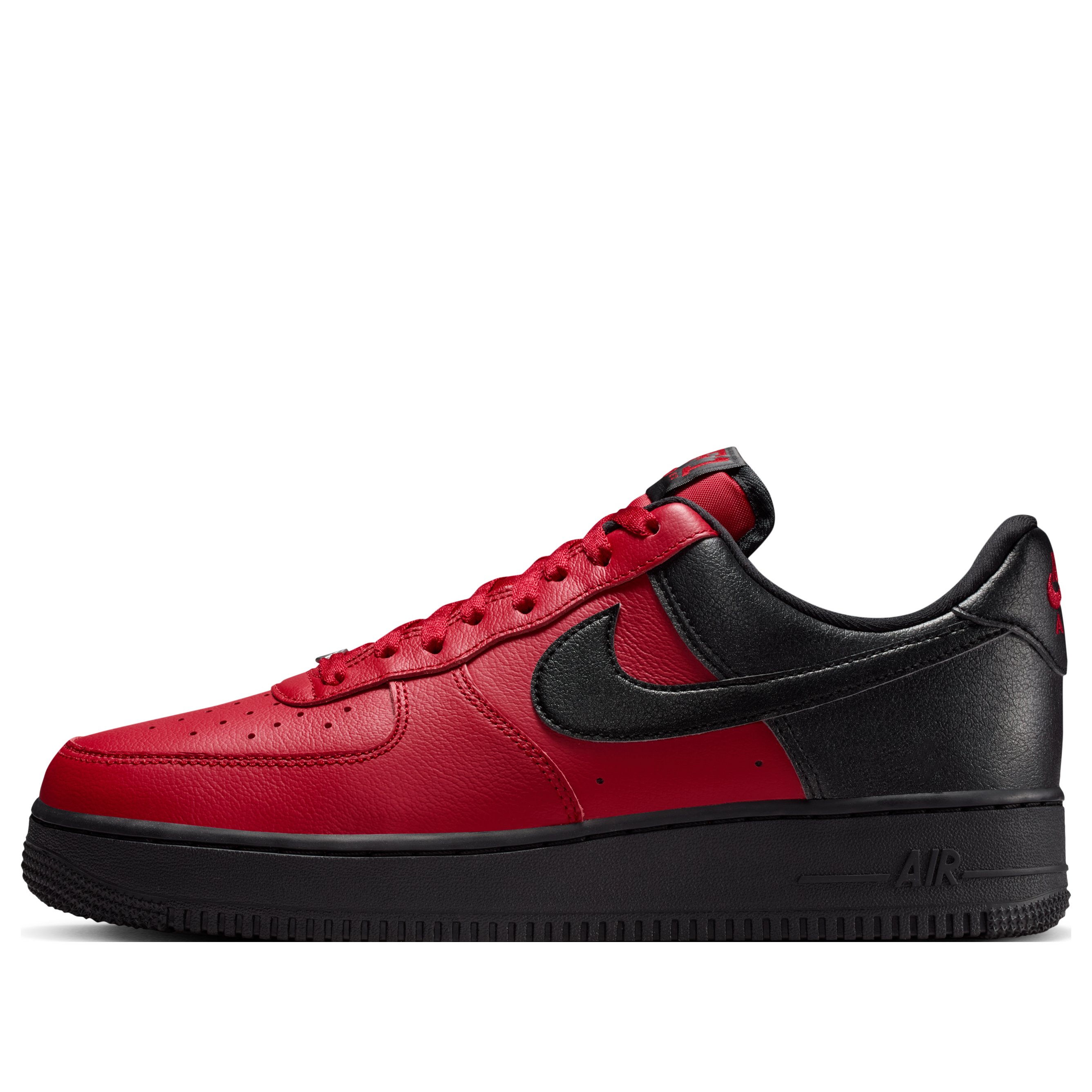 Nike Air Force 1 Low Mismatched Heel 'Gym Red Black White' IB6847-600
