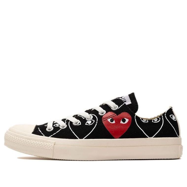 CDG x Converse Chuck Taylor All Star Multi Heart Black 'White Red' 168983C