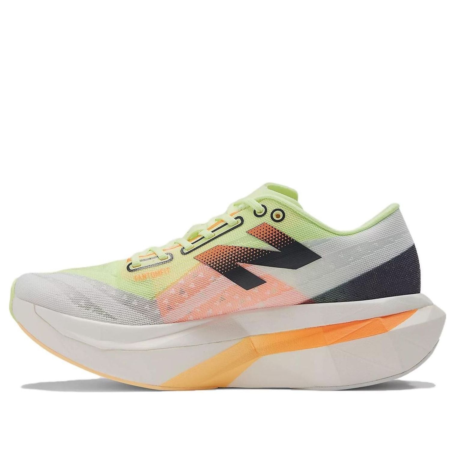 (WMNS) New Balance FuelCell SuperComp Elite v4 'Black White Yellow' WRCELLA4