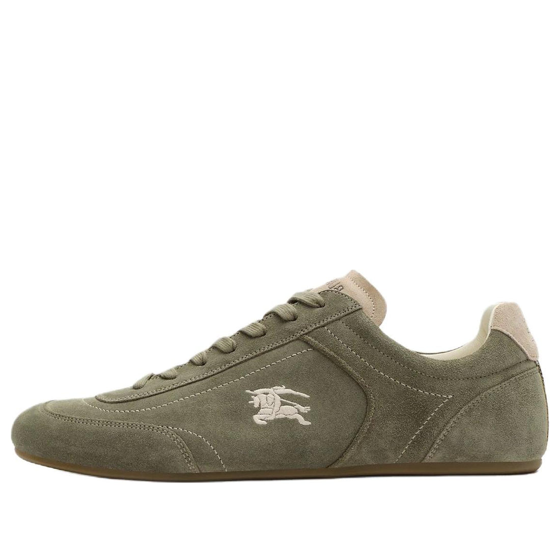 Burberry Leather Knight Runner Sneakers 'Airforce Green Tawny Beige' 81274751