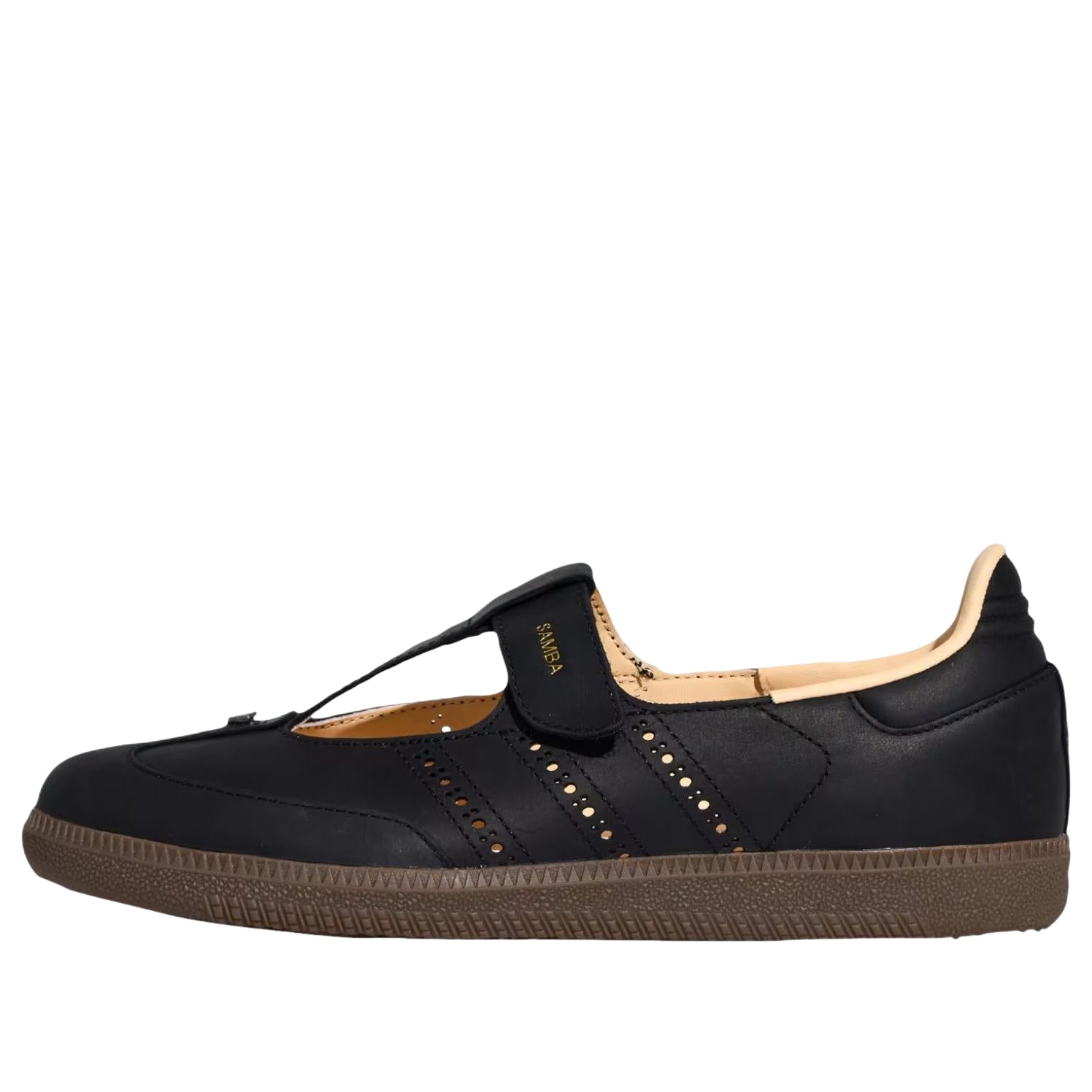 (WMNS) adidas Samba Jane 'Black Crystal Sand Gum' KJ3970