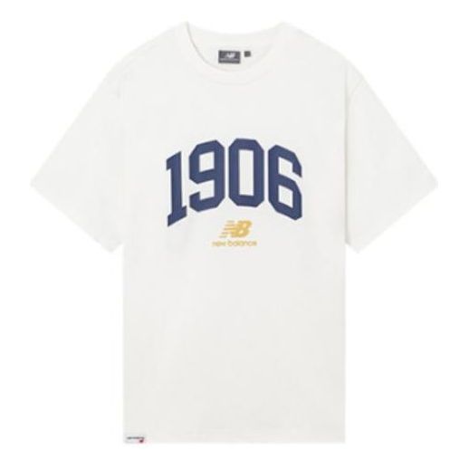 New Balance 1906 Graphic T-Shirt Asia Sizing 'White Blue' 5ED25793-IV