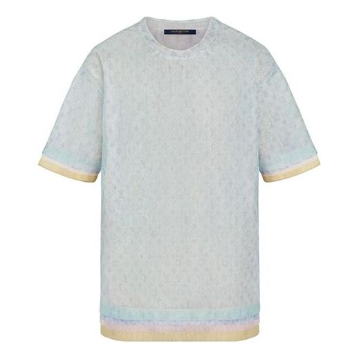 LOUIS VUITTON LV SS20 Monogram Silk For Men Blue 1A7QKM