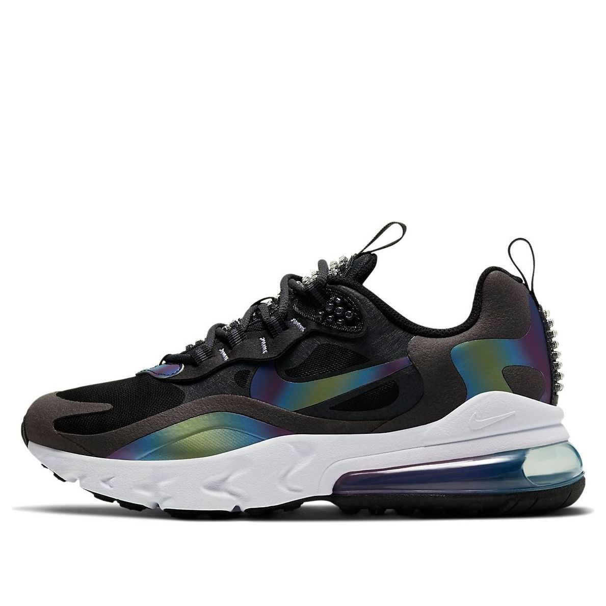 (GS) Nike Air Max 270 React 'Dark Smoke Grey Iridescent' CT9633-001