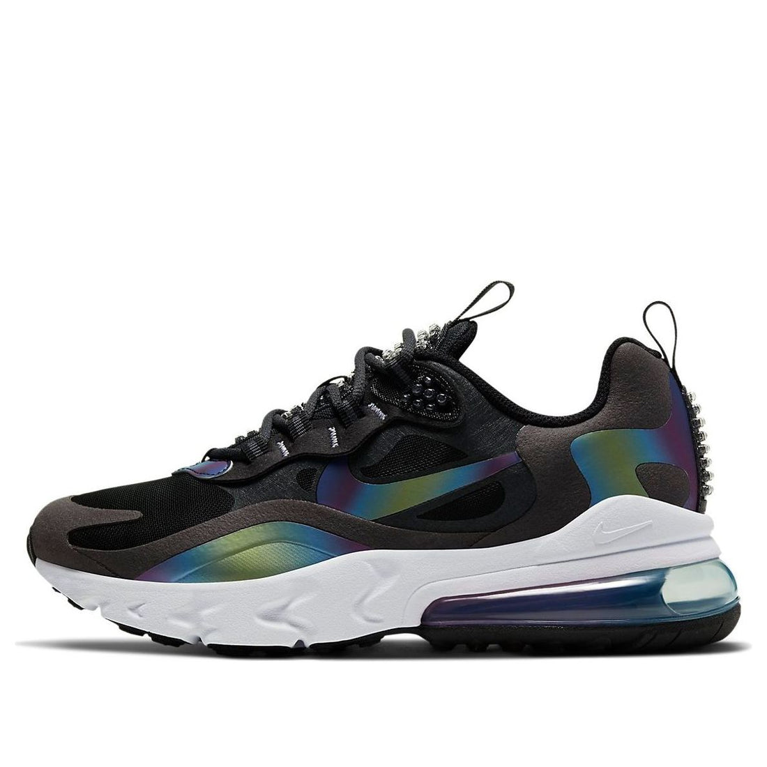 (GS) Nike Air Max 270 React 'Dark Smoke Grey Iridescent' CT9633-001