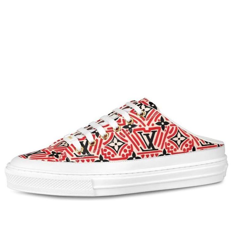 (WMNS) LOUIS VUITTON Crafty Stellar Mules 'Red Black White' 1A85MU