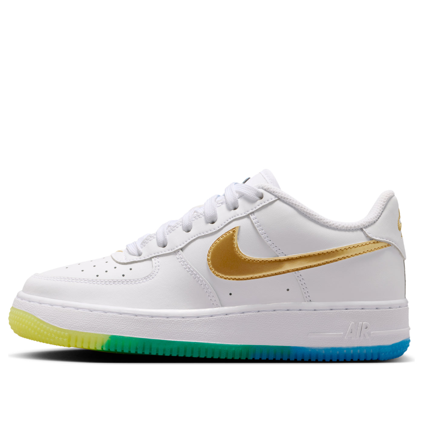 (GS) Nike Air Force 1 'White Soar Sonic Yellow' IR3538-100
