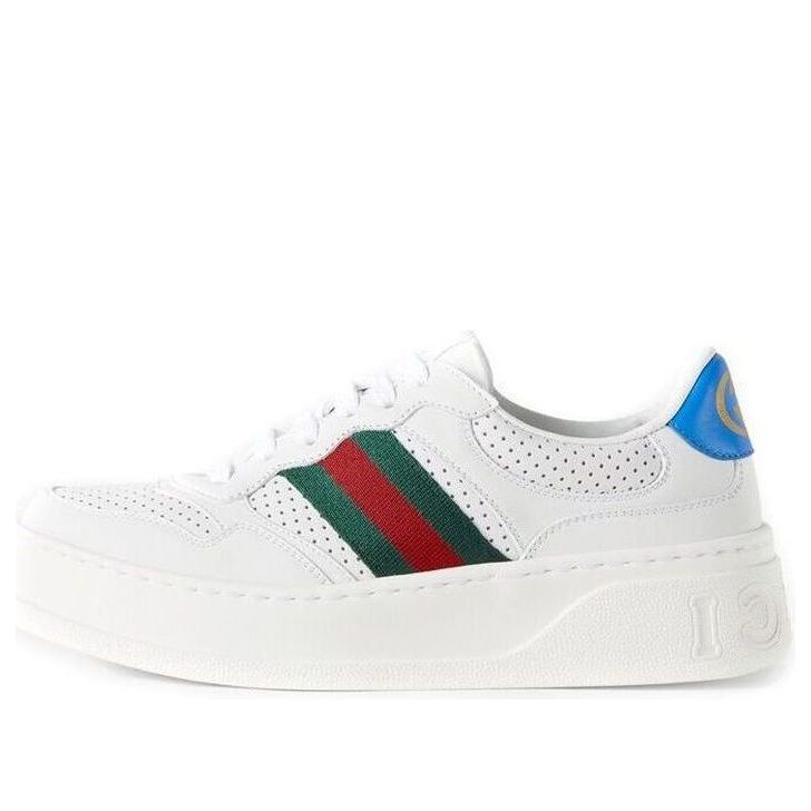 (WMNS) Gucci Chunky GG Web Sneaker 'White Blue' 670415-UPG10-9060