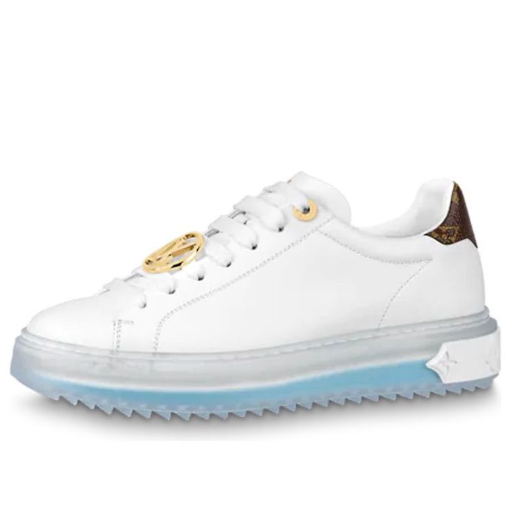 (WMNS) LOUIS VUITTON Time Out Sneakers 'White Blue Gold' 1A8NG3