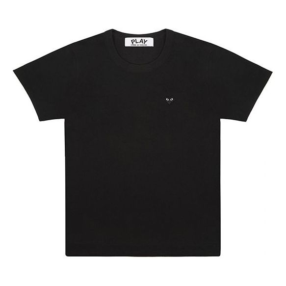 (WMNS) COMME des GARCONS PLAY Kawakubo Rei Black Printing Short Sleeve T-shirt Asia Sizing 'Black' AZ-T201-051-1