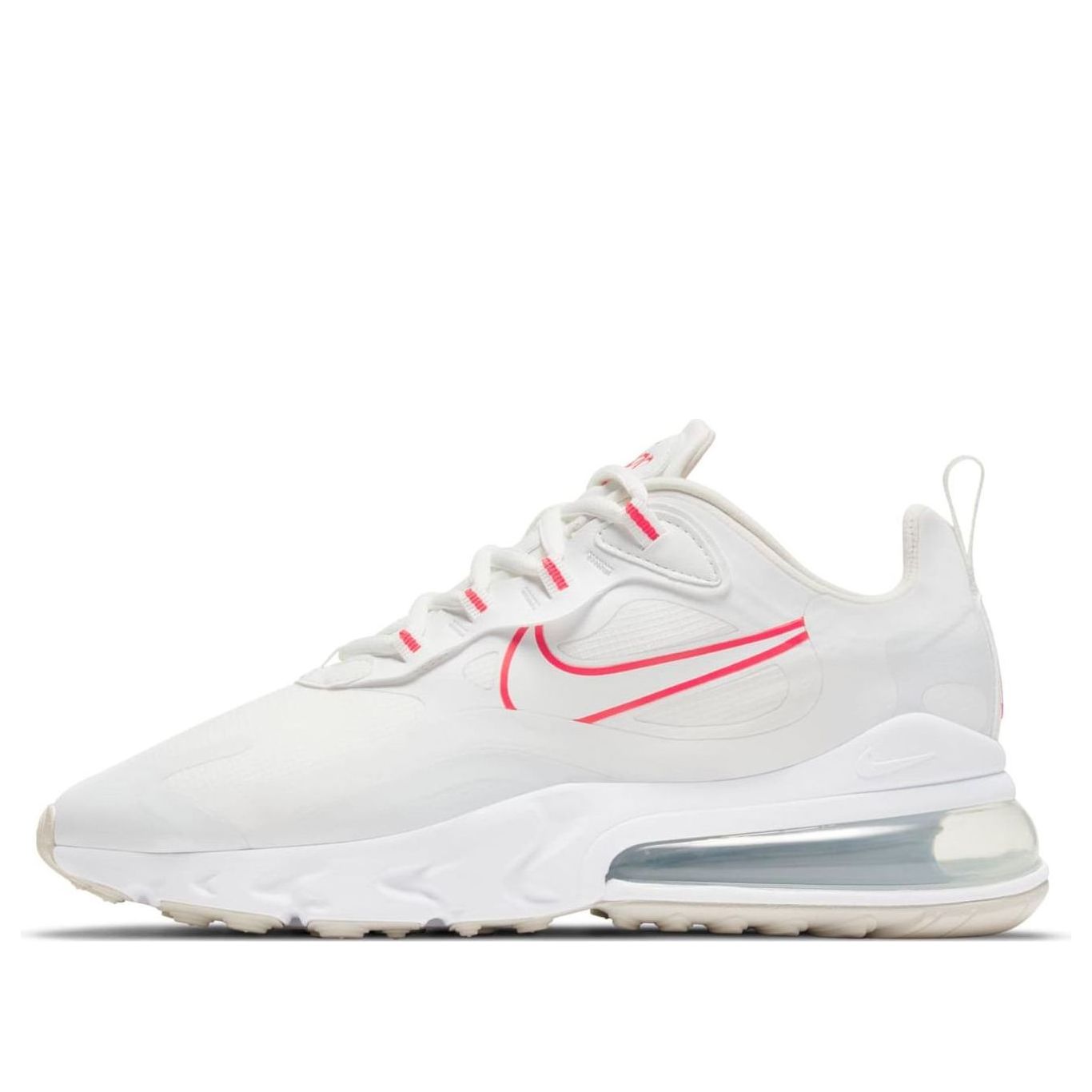 (WMNS) Nike Air Max 270 React 'Summit White Siren Red' CV8818-101